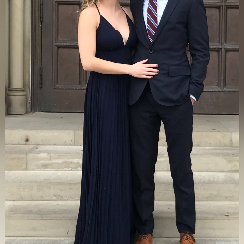 Lulus Pleated Maxi Dress